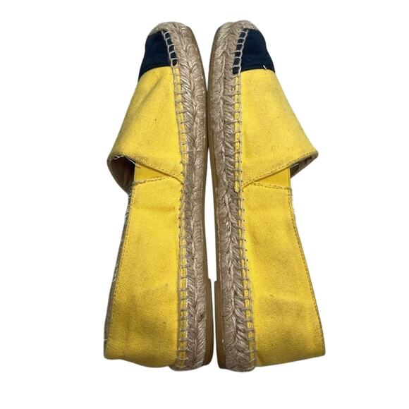 Boden Yellow Canvas Espadrille Flats US 6 Slip-On‎ Loafers Summer Shoes - Picture 3 of 8